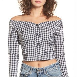 Reduced Bell Sleeve Off Shoulder Top